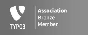 Logo Bronze Badge TYPO3 Mitgliedschaft